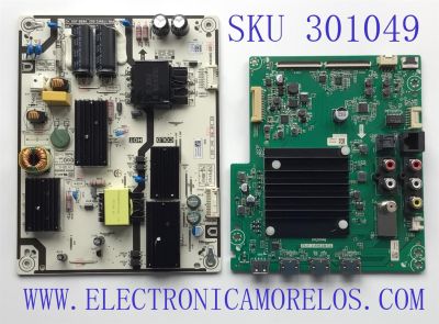 KIT DE TARJETAS PARA TV VIZIO / MAIN TD.MT5691T.U762 / A0006500J / FUENTE PW.118W2.682_V655-J09_V2 / P650D308DA / B00044000 / PANEL V650DJ4-D03 REV.C1 / MODELO V655-J09